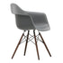 Cadeira de Braços em Plástico Eames DAW / Base Ácer Escuro